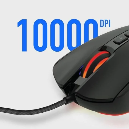 Porodo Gaming RGB Mouse - Built for Endurance Gaming - Black